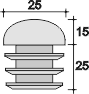 Пятка- заглушка 22 мм пластиковая для ножек металлических кухонных стульев. - фото 7 - id-p17728397
