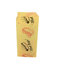 Пакет (уголок) для хот-дога 80*215  крафт, с печатью, 4000/кор РБ