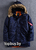 Куртка Аляска (N-3B), Blue/Orange.