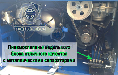 Станок шиномонтажный полуавтомат с бустером 10-24 TS-24AC ТЕХНОСОЮЗ - фото 7 - id-p166147004
