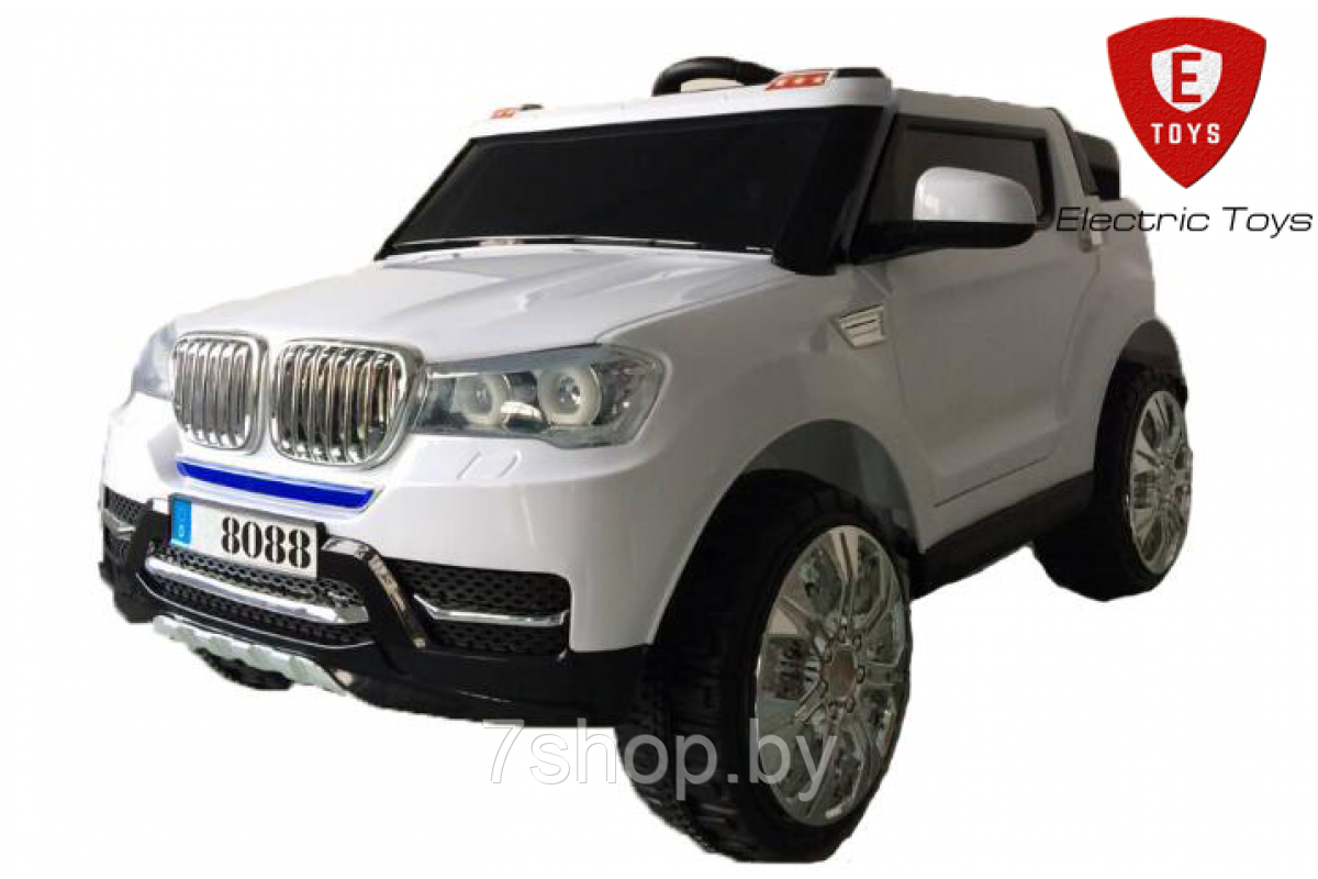 Двухместный детский электромобиль Electric Toys BMW X5 Lux белый