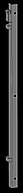 Кронштейн пристенный дверной (правый) 1000 мм