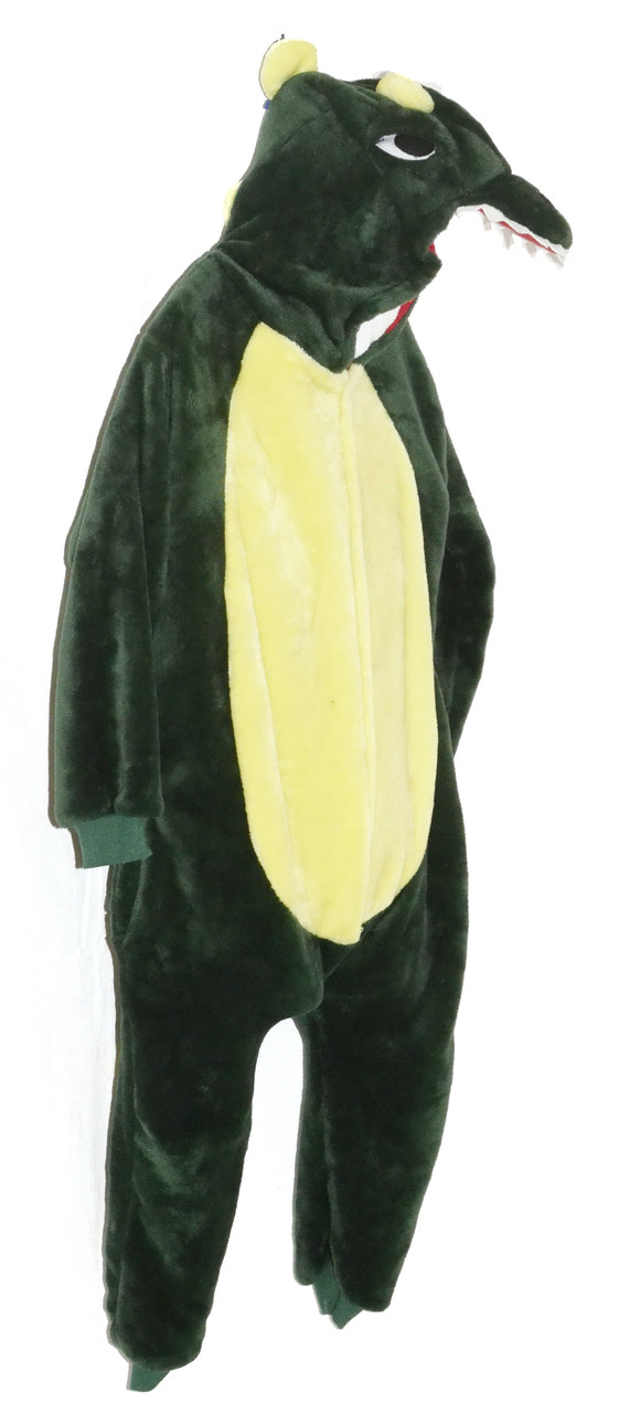 Костюм кигуруми плюшевый "Крокодильчик" на рост 110 см - фото 5 - id-p166150756