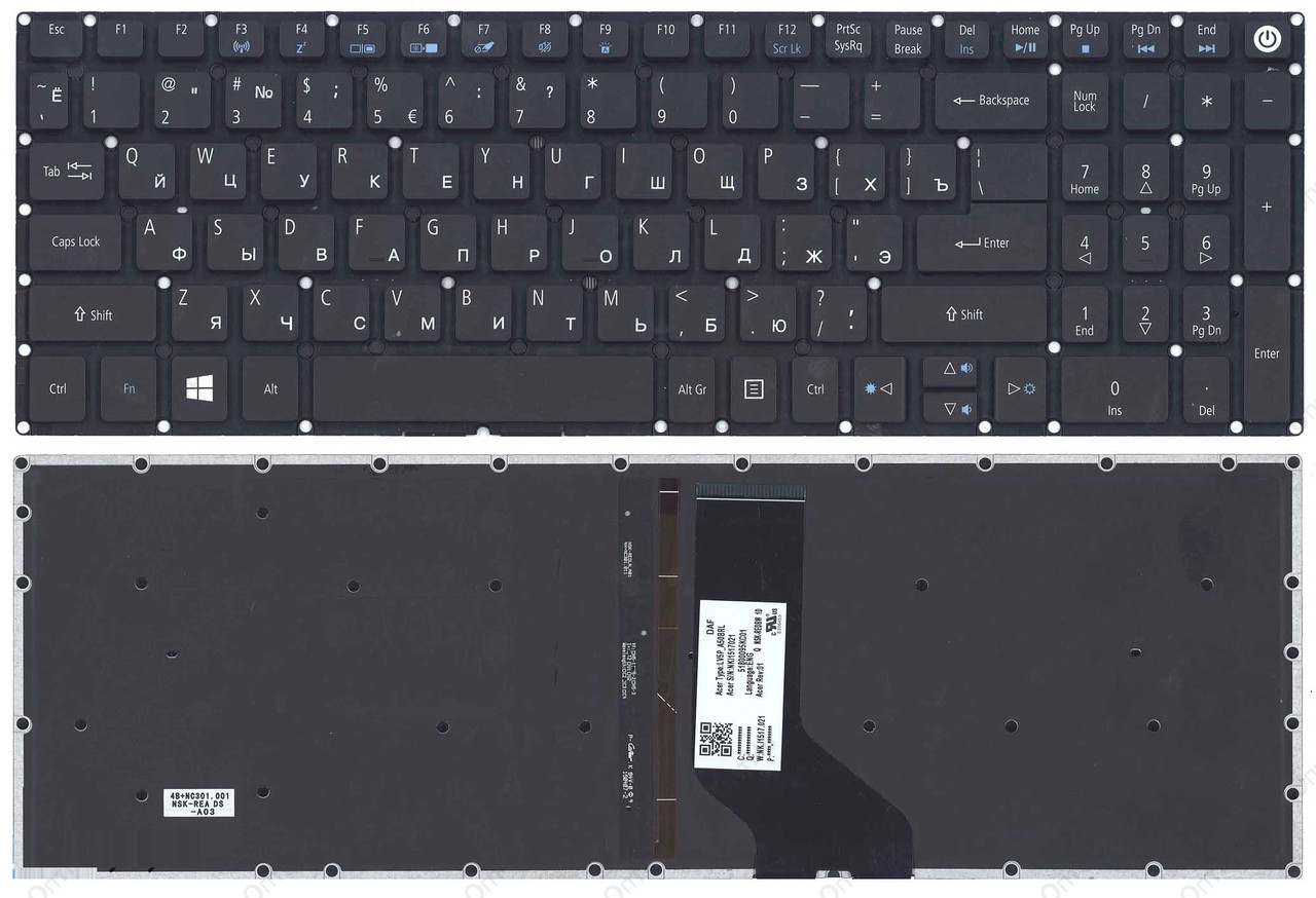 Клавиатура ноутбука ACER Aspire  A515-41G с подсветкой