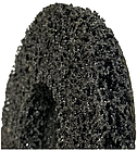 Шлифовальный черный "коралловый" круг синтетический фибровый 125 мм Vertex, фото 4