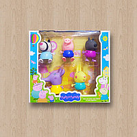 Детский набор игрушек "Свинка Пеппа" Peppa Pig  (5 героев), арт.F-4-13