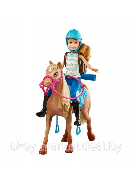 Игровой набор кукол Барби с лошадьми на ранчо Barbie Mattel DMR52 - фото 2 - id-p166160957