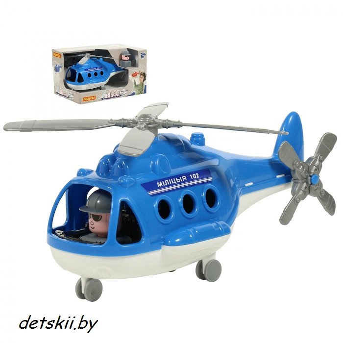 Вертолет милиция Альфа Полесье сетка polesie арт. 72412 - фото 1 - id-p166161540
