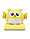 Сова с пледом, набор 3 в 1 детская игрушка с одеялом  SS301690, желтая, фото 4
