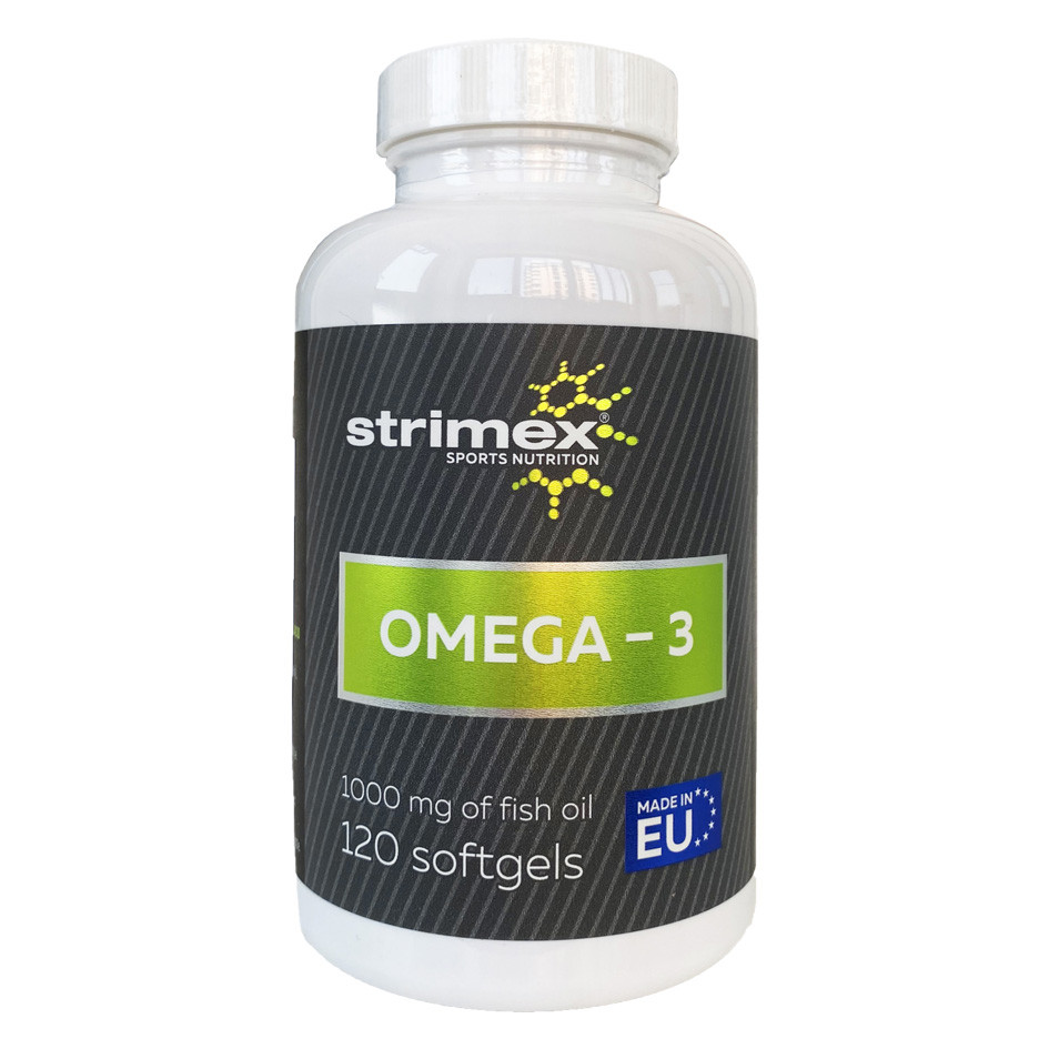 Витамины, минералы и жирные кислоты Strimex Sport Nutrition Omega-3 120 капс - фото 1 - id-p109300744