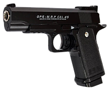 Пистолет  игрушечный  M.20, металл., съемный магазин, с пульками, фото 3