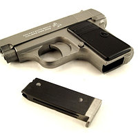 Пистолет  игрушечный  ZM03, металл., съемный магазин, с пульками, фото 1