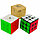 Кубик YuXin Little Magic 3x3х3 / колор / цветной пластик / без наклеек / Юксин, фото 8