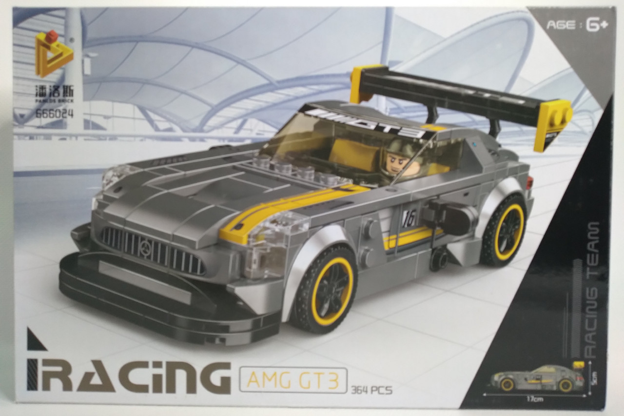Конструктор RACING Суперкар AMG GT3 364 детали - фото 1 - id-p166165519