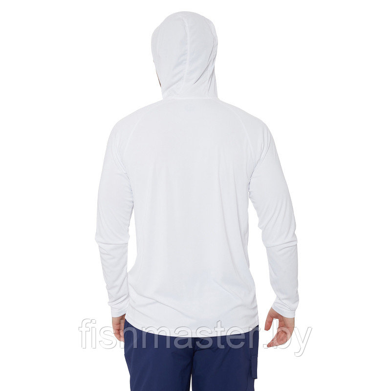 Футболка FHM Mark Hoodie фактор защиты UPF 50+ Белый - фото 3 - id-p148173784