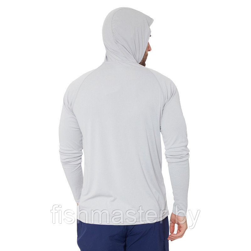 Футболка FHM Mark Hoodie фактор защиты UPF 50+ Белый 4XL, Белый - фото 3 - id-p148173786