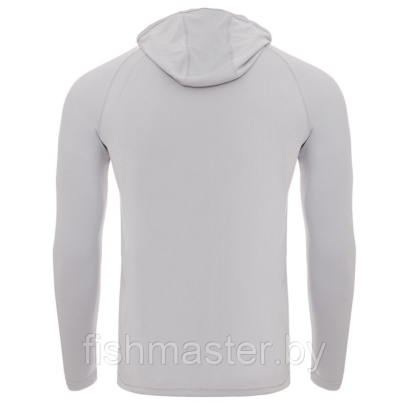 Футболка FHM Mark Hoodie фактор защиты UPF 50+ Белый M, Светло-серый - фото 5 - id-p148173799