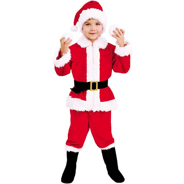 Костюм карнавальный детский Санта Клаус 2061 к-19 / Пуговка