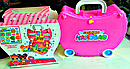 Детский игровой набор дом чемодан рюкзак ЛОЛ + 2 куклы, фото 4