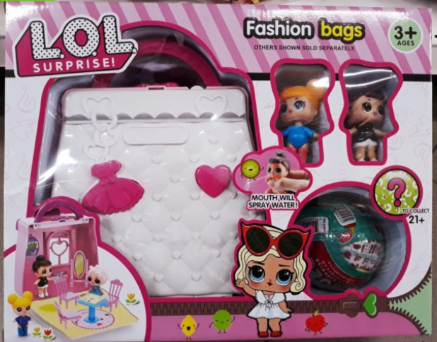 Детский игрушечный домик сумочка для кукол LOL Лол с сюрпризом, кукольный игровой домик лол - фото 8 - id-p111197117
