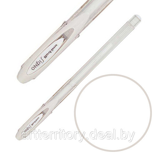 Ручка гелевая Mitsubishi Pencil SIGNO ANGELIC COLOUR, 0.7 мм. (белый) - фото 1 - id-p166171293