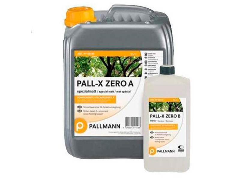 Pallmann (Германия) Pallmann Pall-X ZERO - Полиуретановый двухкомпонентный ультраматовый лак для паркета - 5л - фото 1 - id-p166171536