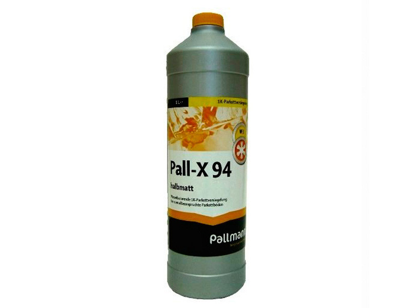 Pallmann (Германия) Pallmann Pall-X 94 - Водный однокомпонентный полуматовый лак для паркета - 1л - фото 1 - id-p166171553