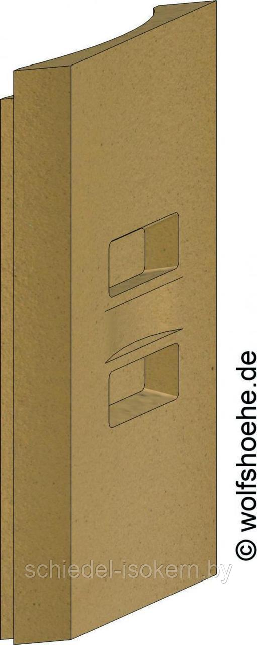 Затвор тройника для осмотра и очистки ø120-220 мм 125x255 мм W3 Wolfshöher Tonwerke