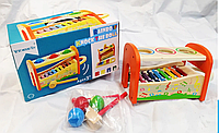 Деревянная шариковая стучалка-ксилофон Wood toy арт.820