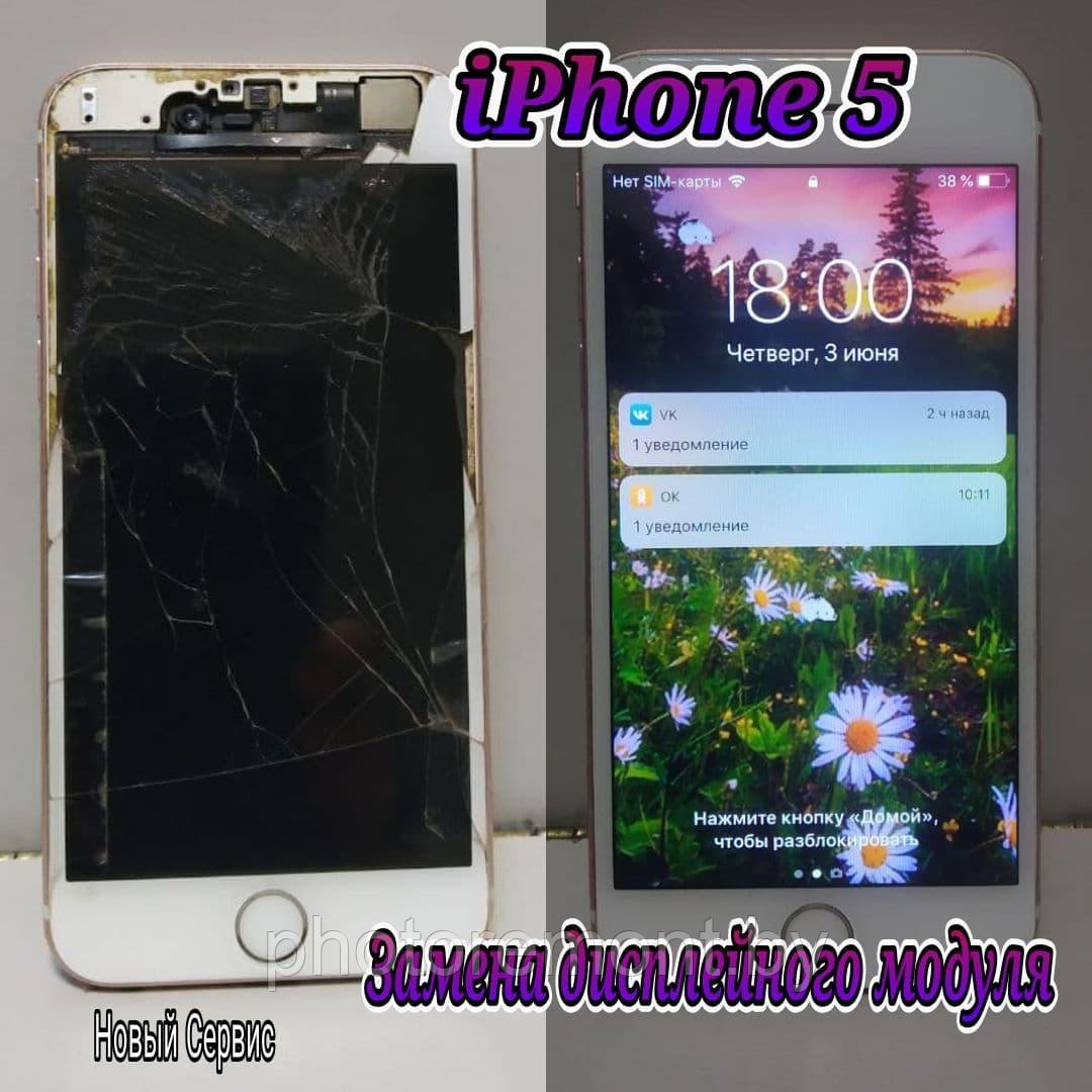 Замена дисплейного модуля iPhone 5 - фото 2 - id-p166196691