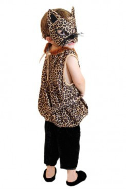 Детский карнавальный костюм Леопард для девочки - фото 2 - id-p166207065