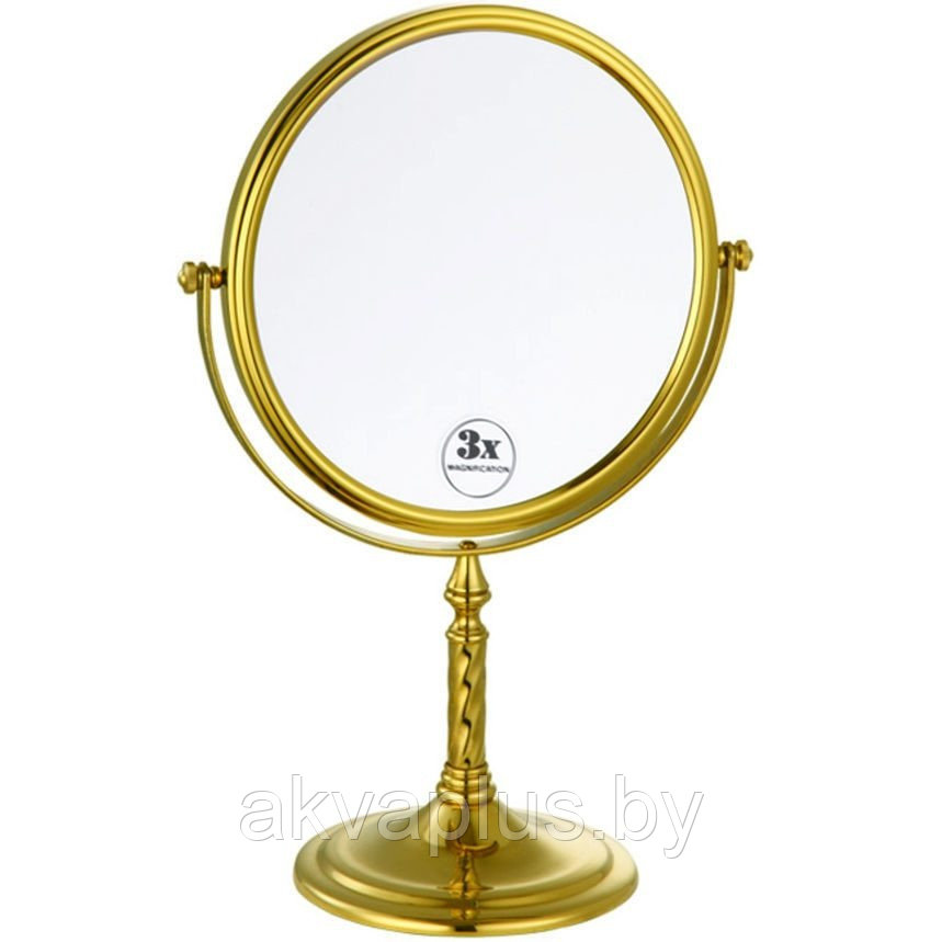 BOHEME Зеркало настольное двухстороннее золото Imperiale