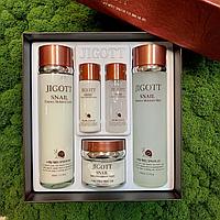 Набор с муцином улитки Jigott Snail Moisture Skin Care 3 Set