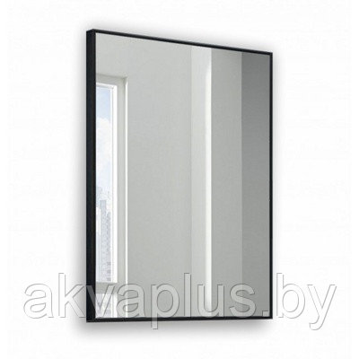 Зеркало в черном профиле 35 мм 70x50 M-394-1 - фото 1 - id-p165227236