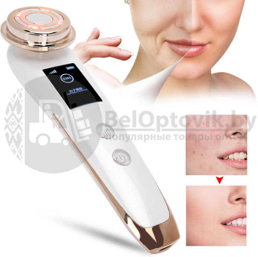 Аппарат для ухода за лицом Beauty Instrument DS-8811 чистка, стимуляция, подтяжка, массаж кожи лица - фото 4 - id-p166207811