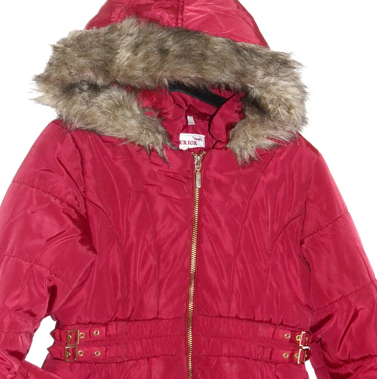 Куртка пальто зимняя TU на 7-8 лет рост 122-128 см - фото 3 - id-p166208236