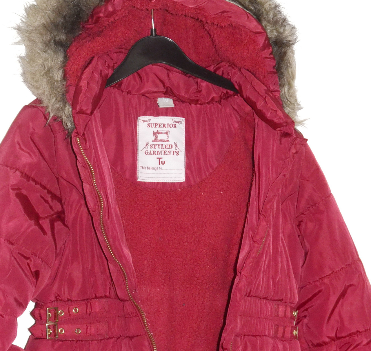 Куртка пальто зимняя TU на 7-8 лет рост 122-128 см - фото 6 - id-p166208236