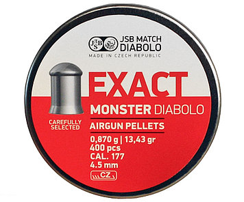 Пули пневматические EXACT Monster Diabolo 4,5 мм 0,87 грамма (400 шт.).