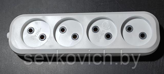 Колодка удлинителя 4 гнезда У10-429 без з/к