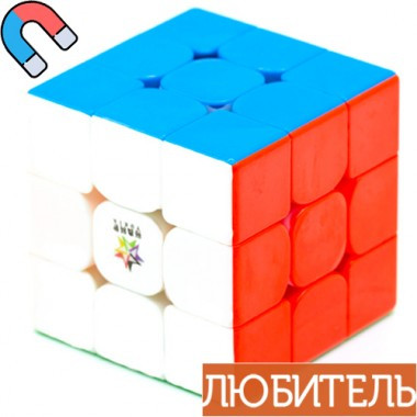 Кубик YuXin Little Magic M / магнитный / цветной пластик / без наклеек / Юксин, фото 1