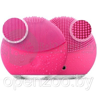 Вибрирующая силиконовая щетка для нежной очистки кожи лица Foreo LUNA mini 2 Нежно розовая - фото 3 - id-p93003514