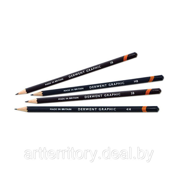 Карандаш чернографитный Graphic Pencils, "Derwent" ( 5Н ) - фото 2 - id-p166222903