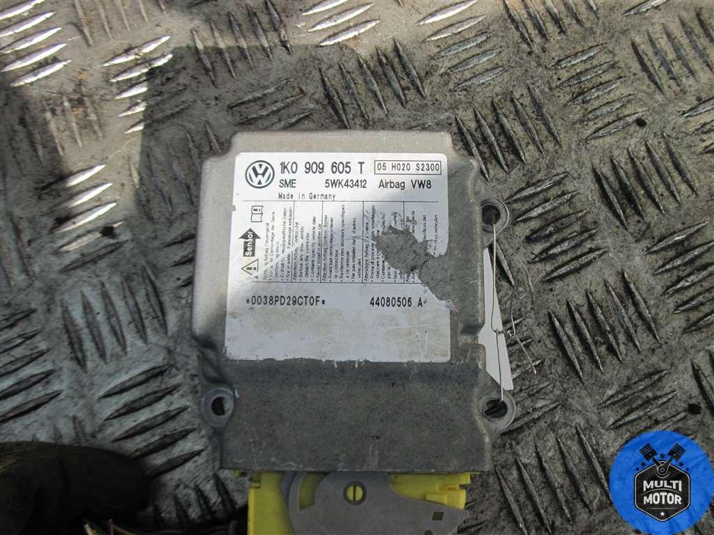 Блок управления air bag SKODA OCTAVIA II (2004-2013) 1.6 i BGU - 102 Лс 2008 г. - фото 1 - id-p166225714