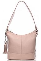 Женская осенняя кожаная розовая сумка Souffle 291 0234 без размерар.