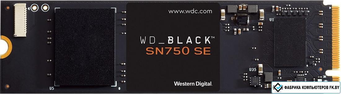 SSD WD Black SN750 SE 250GB WDS250G1B0E - фото 1 - id-p166227902