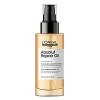 Восстанавливающее масло для поврежденных волос 10в1 Absolut Repair Oil Loreal Professionnel 90 мл