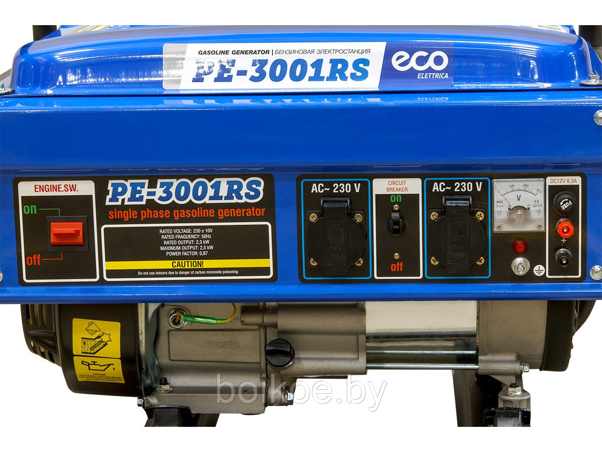 Бензиновый генератор ECO PE-3001RS (2.5 кВт) - фото 3 - id-p92635269