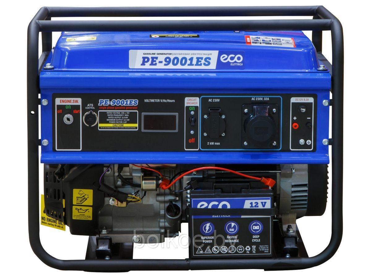 Бензиновый генератор ECO PE-9001ES (6.5 кВт, электростартер) - фото 4 - id-p166259550