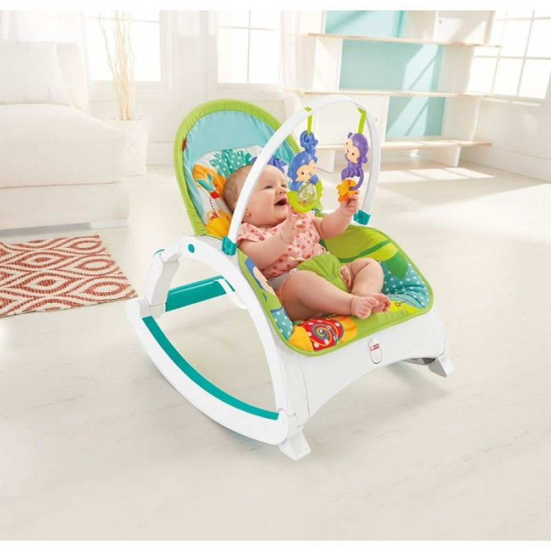 Шезлонг ДРУЗЬЯ ТРОПИЧЕСКОГО ЛЕСА FISHER PRICE CMR10 - фото 5 - id-p166280944