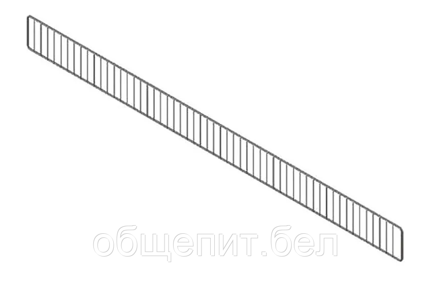 Ограничитель фронтальный Н=60 (L=1000.T-FL01030100, цинк)